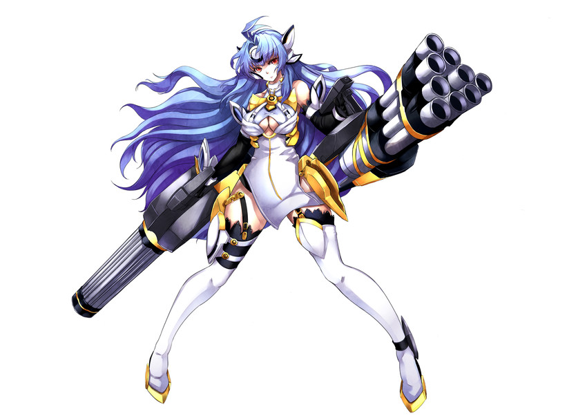 kos-mos and kos-mos ver. 4 (xenosaga and 1 more) drawn by asya