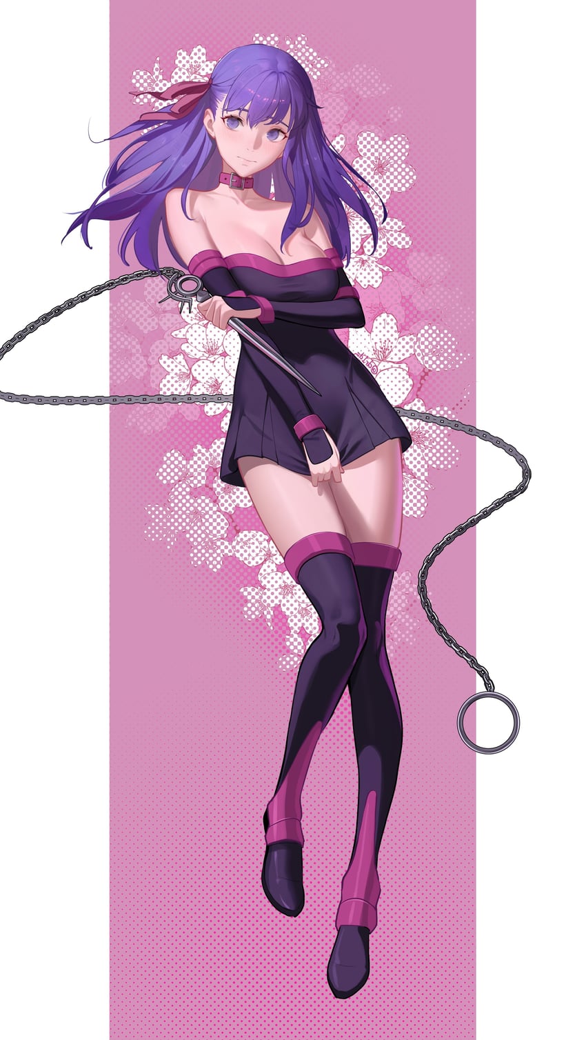 matou sakura and medusa (fate and 1 more) drawn by drid