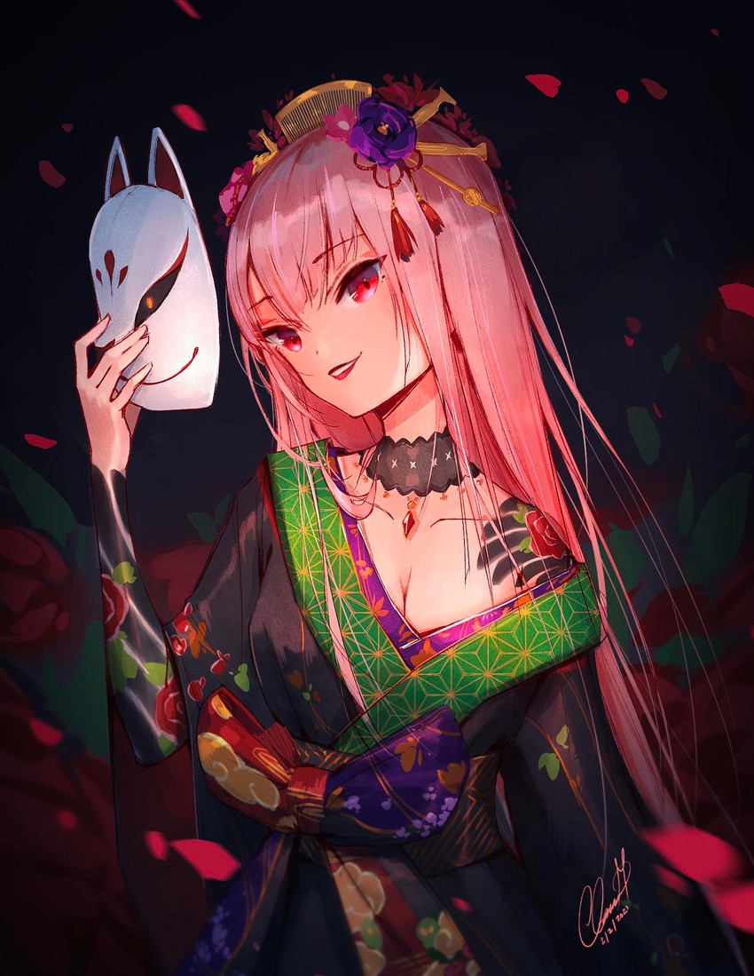 mori calliope (hololive and 2 more) drawn by clarenceman0605