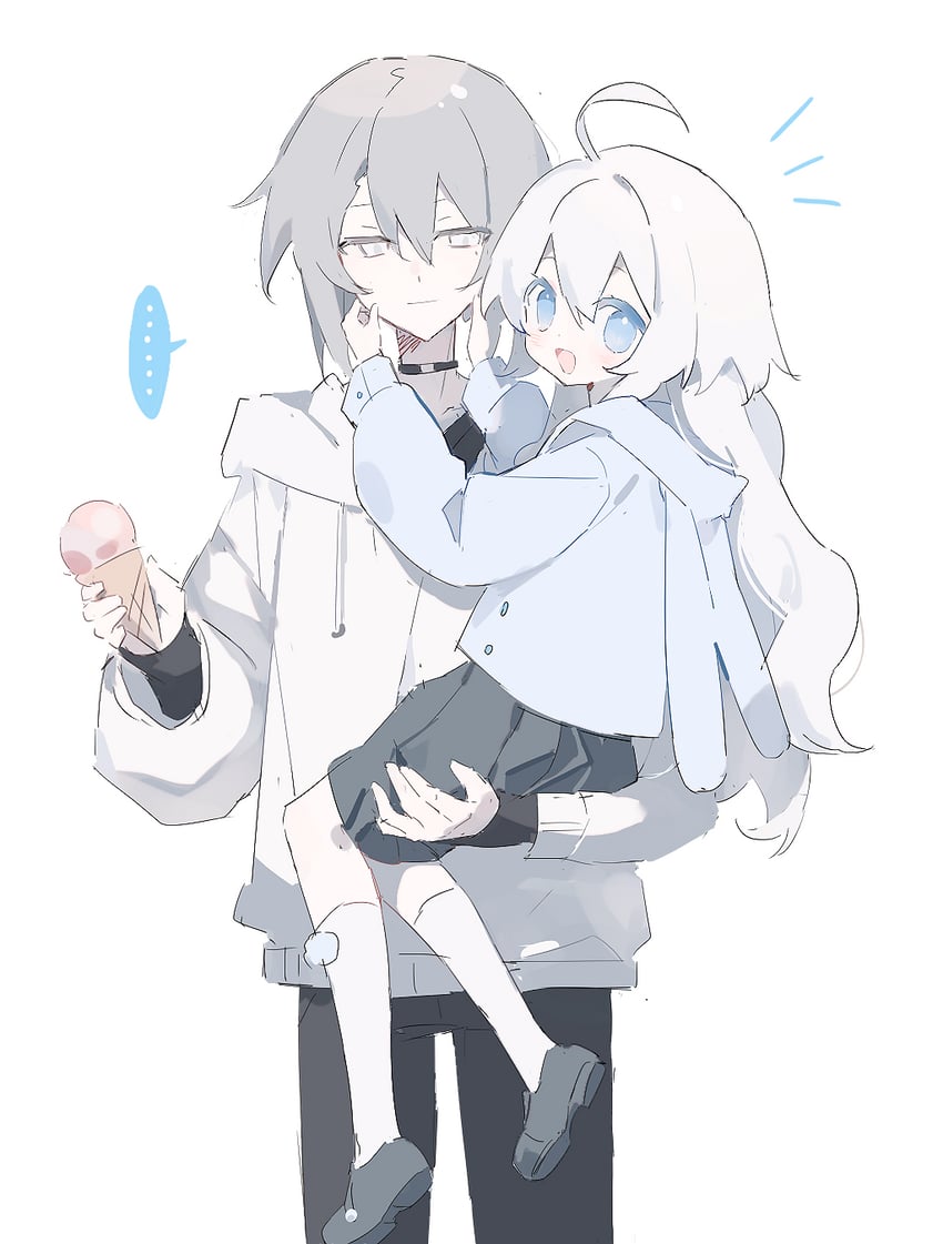 tsukumo mishiro and fujigawa gurei (original) drawn by wmikawa