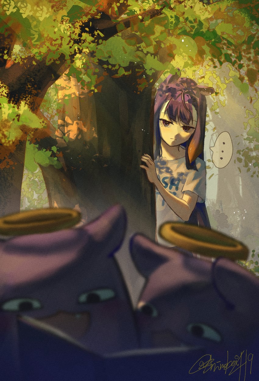 ninomae ina'nis and takodachi (hololive and 2 more) drawn by shinoka0419