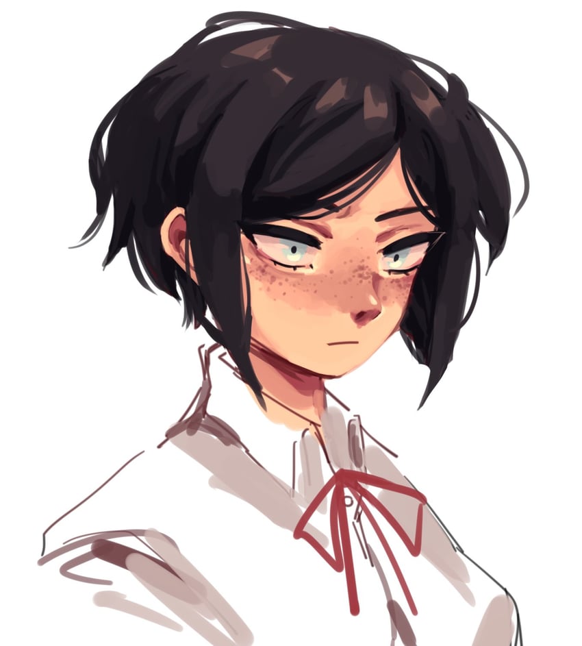 ikusaba mukuro (danganronpa and 1 more) drawn by karu_(8komori)