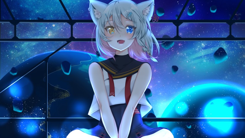 kazama gorou (indie virtual youtuber) drawn by kazama_gorou