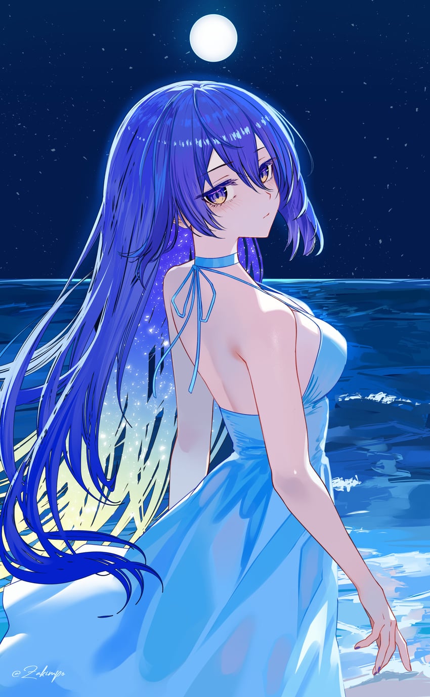moona hoshinova (hololive and 1 more) drawn by zakimpo