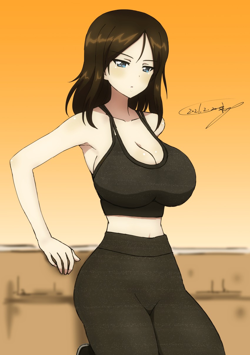 nonna (girls und panzer) drawn by bukkuri