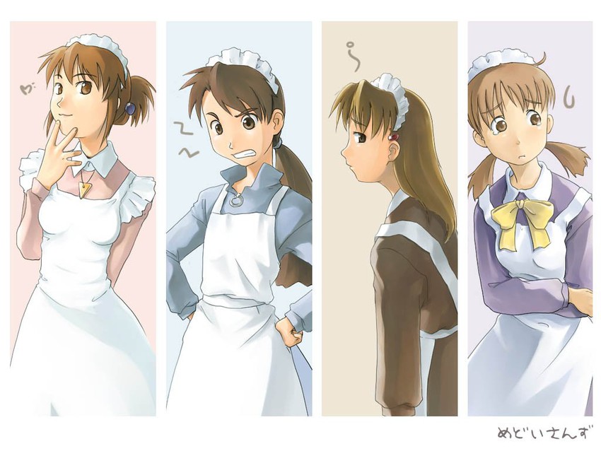 medoi, kudoi, hidoi, and modoi (futaba channel and 1 more) drawn by mutou_youshun