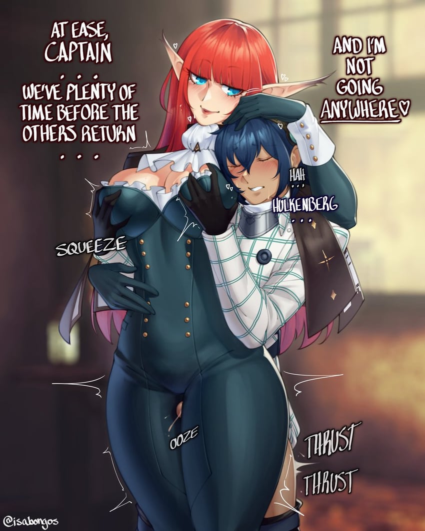 protagonist and hulkenberg (metaphor: refantazio) drawn by isabongos