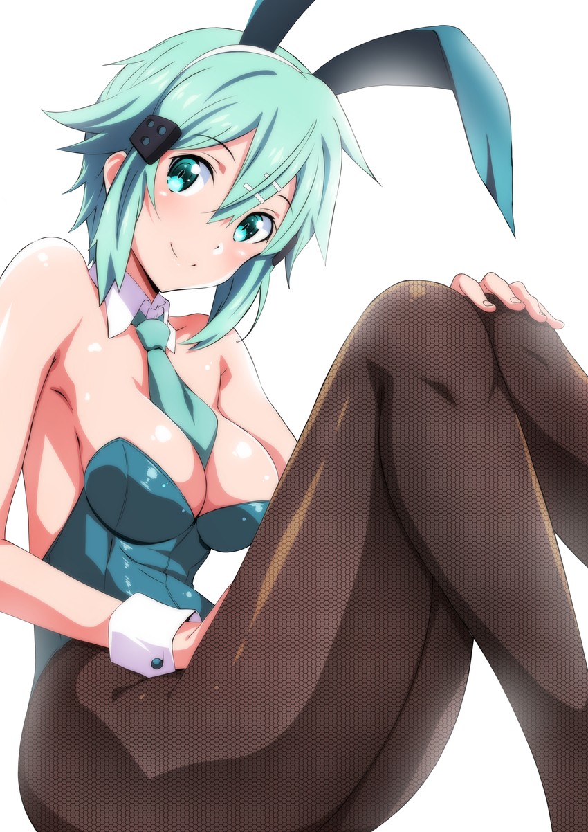 sinon (sword art online) drawn by island_(kossori)