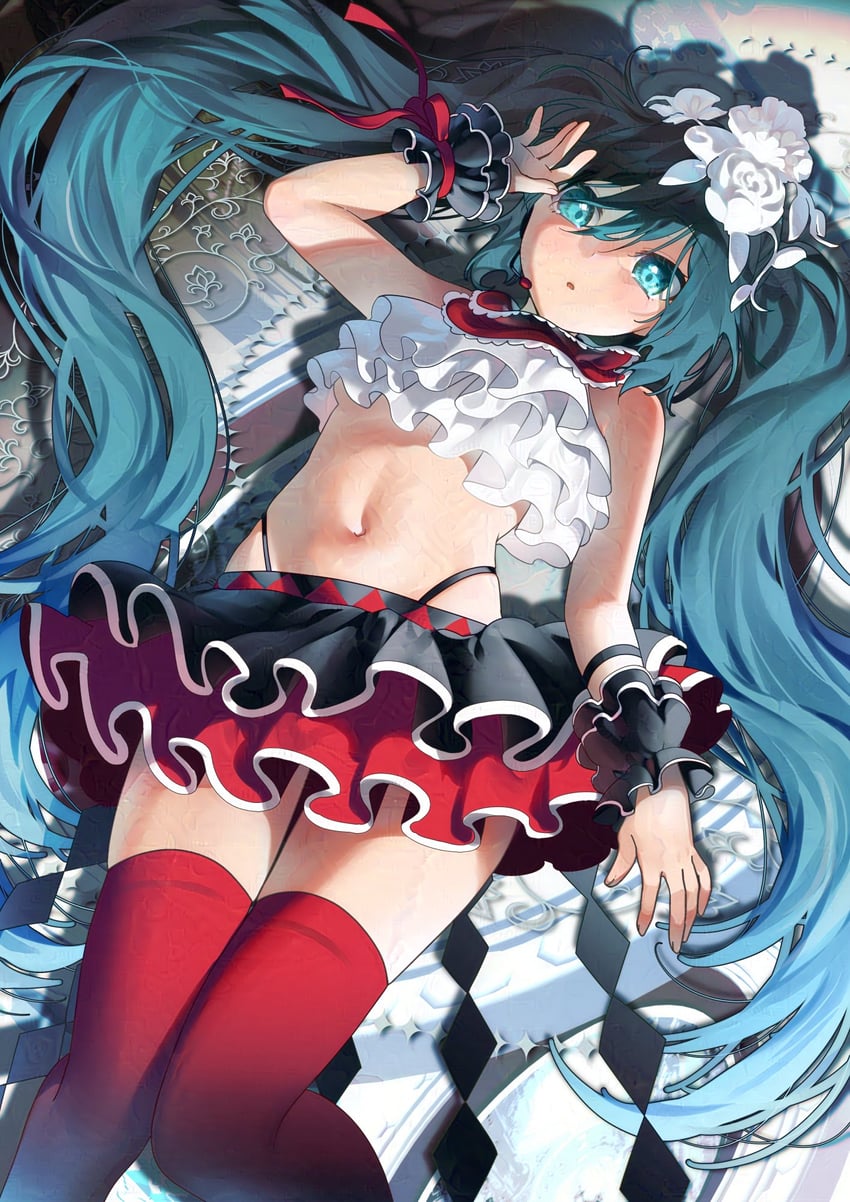hatsune miku (vocaloid and 2 more) drawn by kirisaki_shuusei