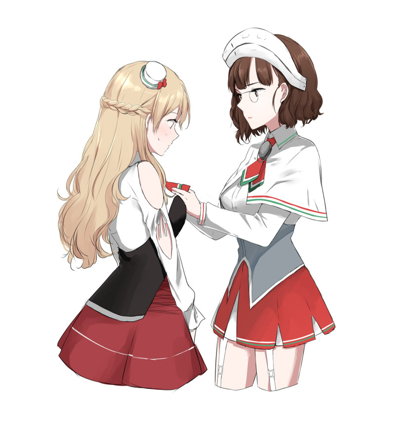 zara and roma (kantai collection) drawn by morinaga_miki
