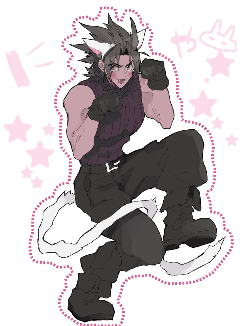 zack fair (final fantasy and 1 more) drawn by zc_furuya