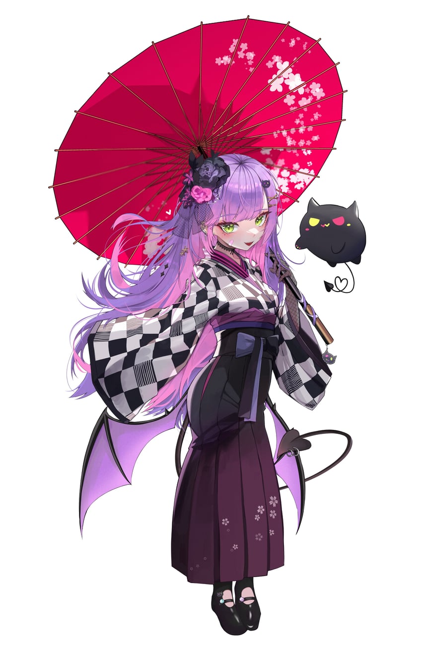 tokoyami towa and bibi (hololive) drawn by kkato