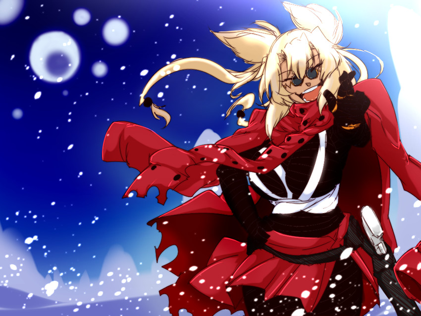 musashi and vash the stampede (kantai collection and 1 more) drawn by dandara_(karakure)