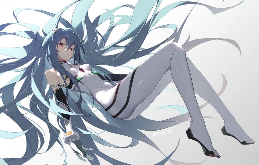 ayanami rei (neon genesis evangelion and 2 more) drawn by siino