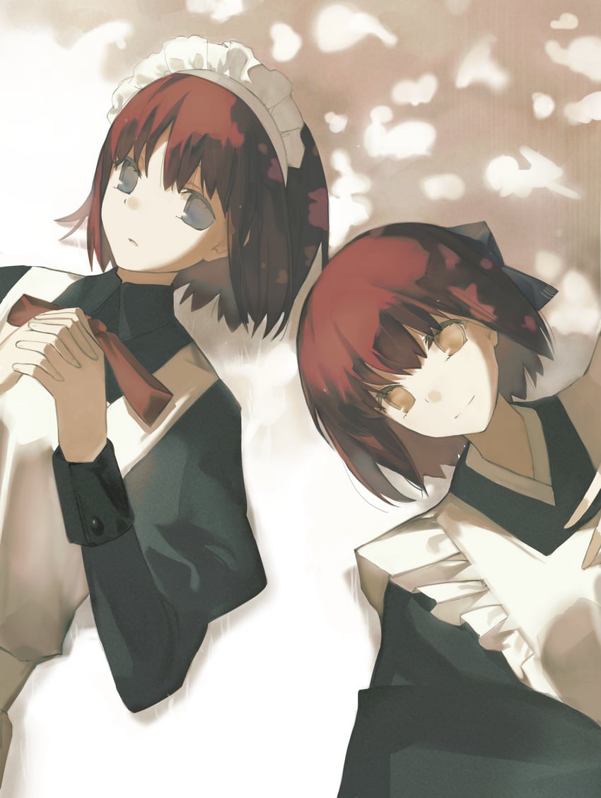 kohaku and hisui (tsukihime and 1 more) drawn by yuishironeko
