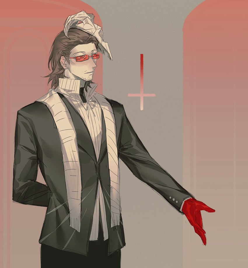 gregor (project moon and 1 more) drawn by jing84672940