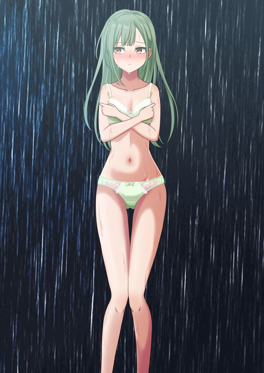 wakaba mutsumi (bang dream! and 1 more) drawn by kikutogeeeee