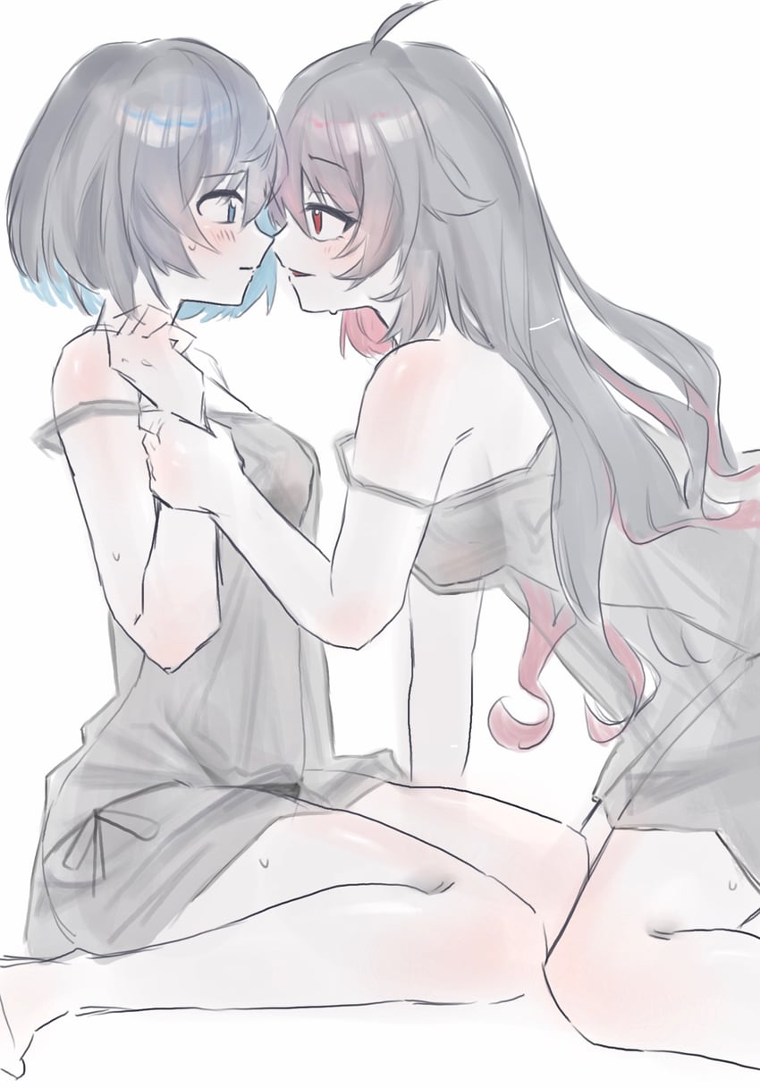 seele vollerei and seele (honkai and 1 more) drawn by duoyun_de_tiankong