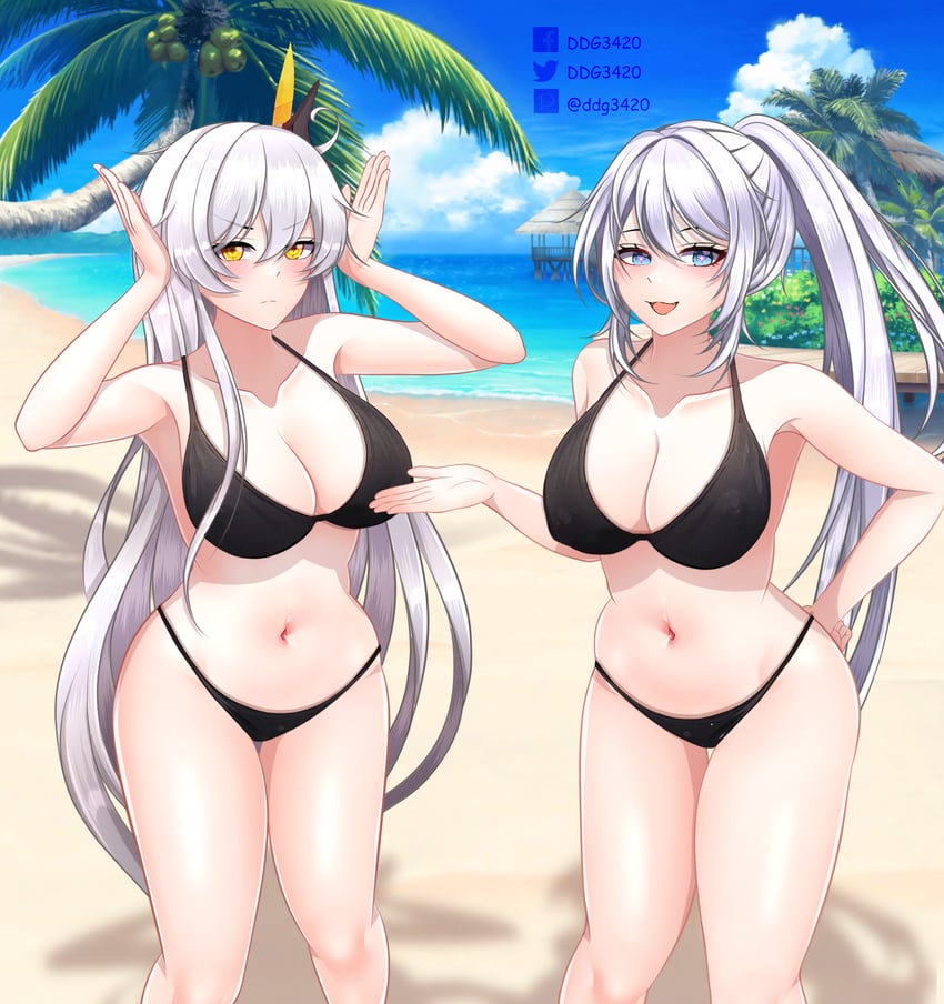 kiana kaslana (original and 2 more) drawn by d.d.g_(ddg3420)