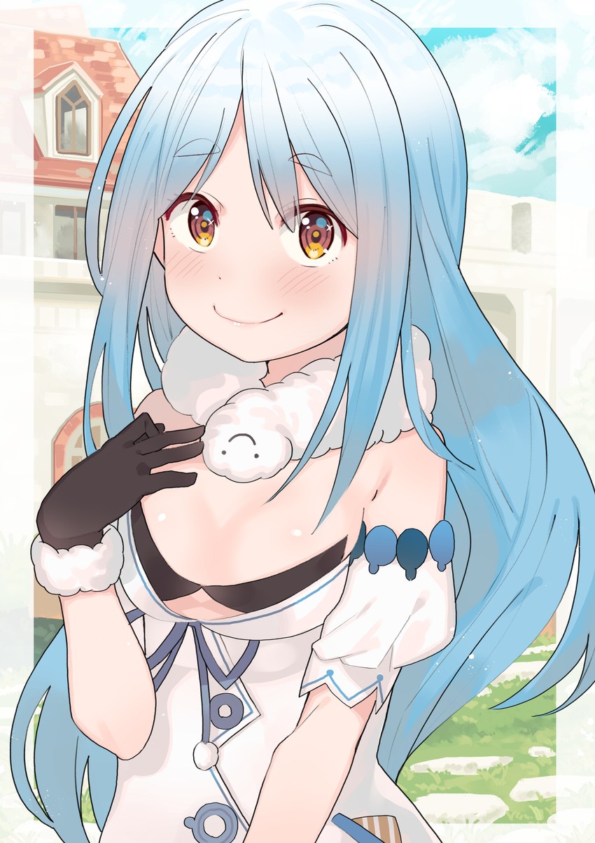 usada pekora and don-chan (hololive) drawn by tonarikeru