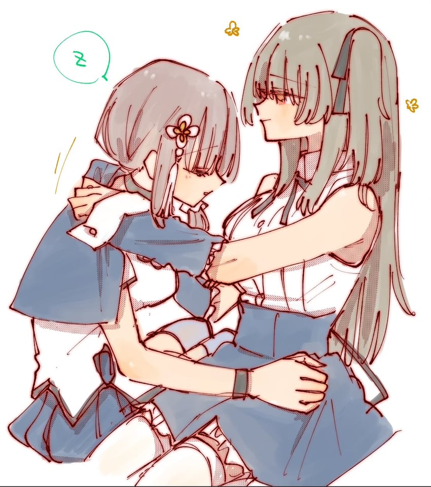 kuo shenlin and wang yujia (assault lily) drawn by rui_rui_rui0122
