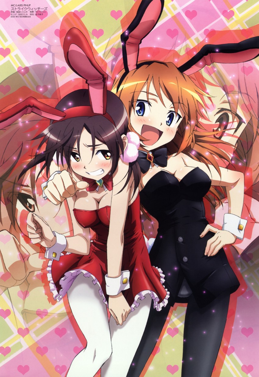 gertrud barkhorn and charlotte e. yeager (world witches series and 2 more) drawn by kaidou_hiroyuki