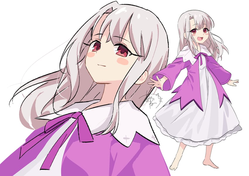 illyasviel von einzbern (fate and 1 more) drawn by akaneko016