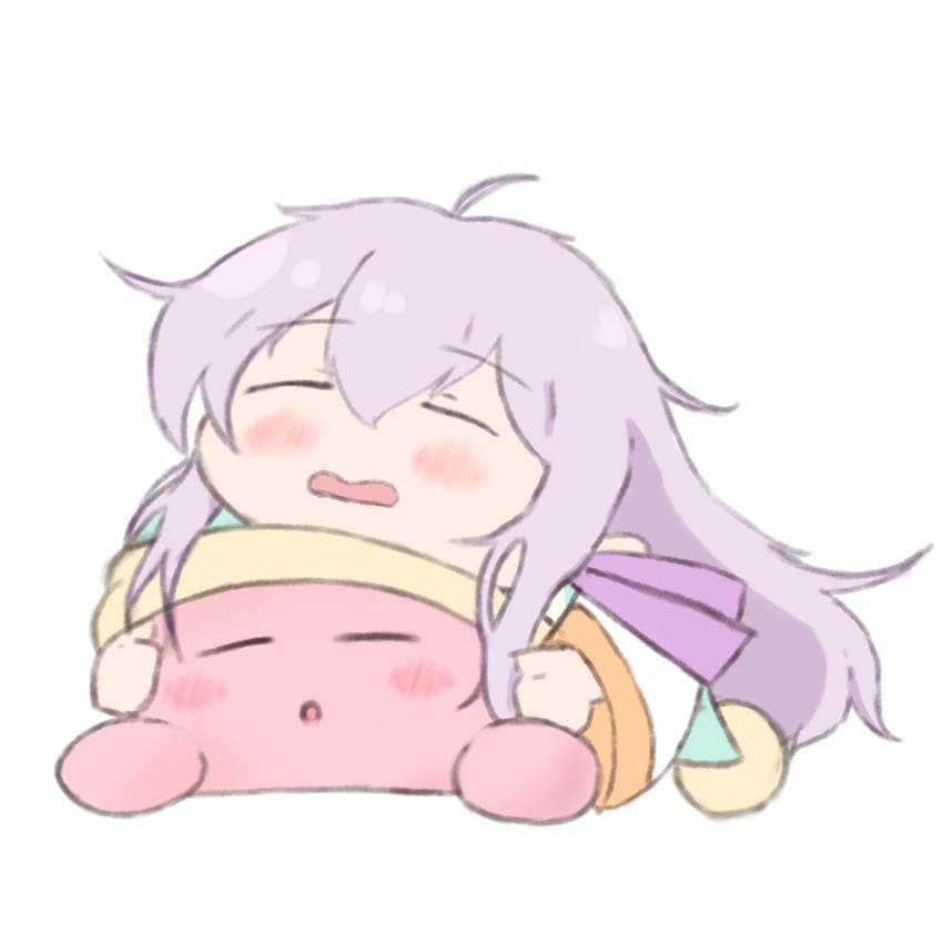 kirby and julia (fire emblem and 2 more) drawn by poaa_20