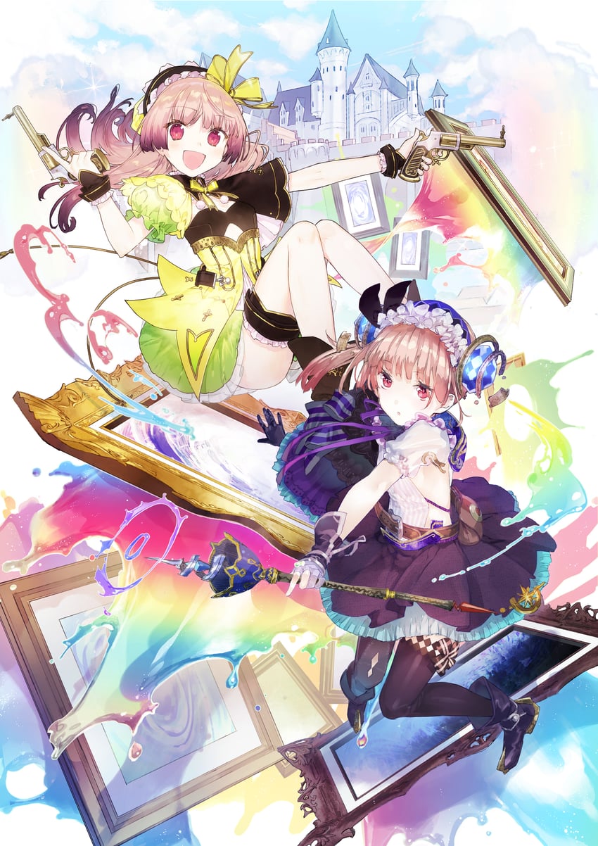 suelle malen and lydie malen (atelier and 1 more) drawn by noco_(adamas) and yuugen