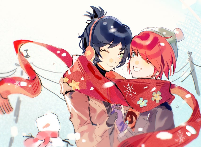 nathaniel kurtzberg and marc anciel (miraculous ladybug) drawn by aeridpm