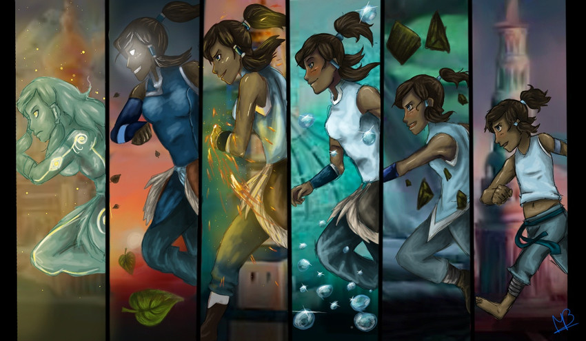 korra (avatar legends and 1 more) drawn by spilarblue