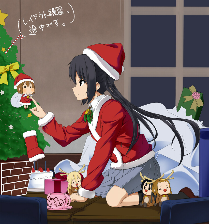 akiyama mio, nakano azusa, hirasawa yui, tainaka ritsu, and kotobuki tsumugi (k-on!) drawn by amage_kanade