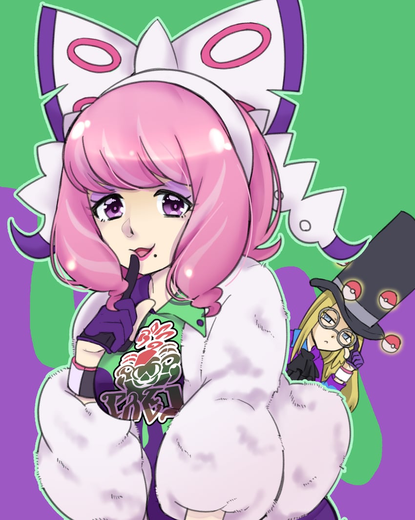 klara and avery (pokemon and 1 more) drawn by leaf_sou