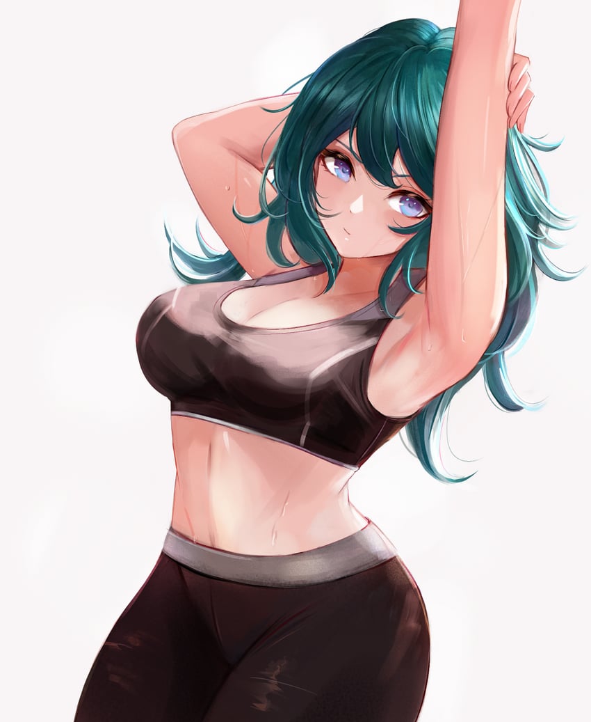 female byleth (fire emblem and 1 more) drawn by leonmandala