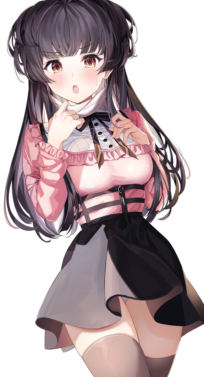 mayuzumi fuyuko (idolmaster and 1 more) drawn by b:ga