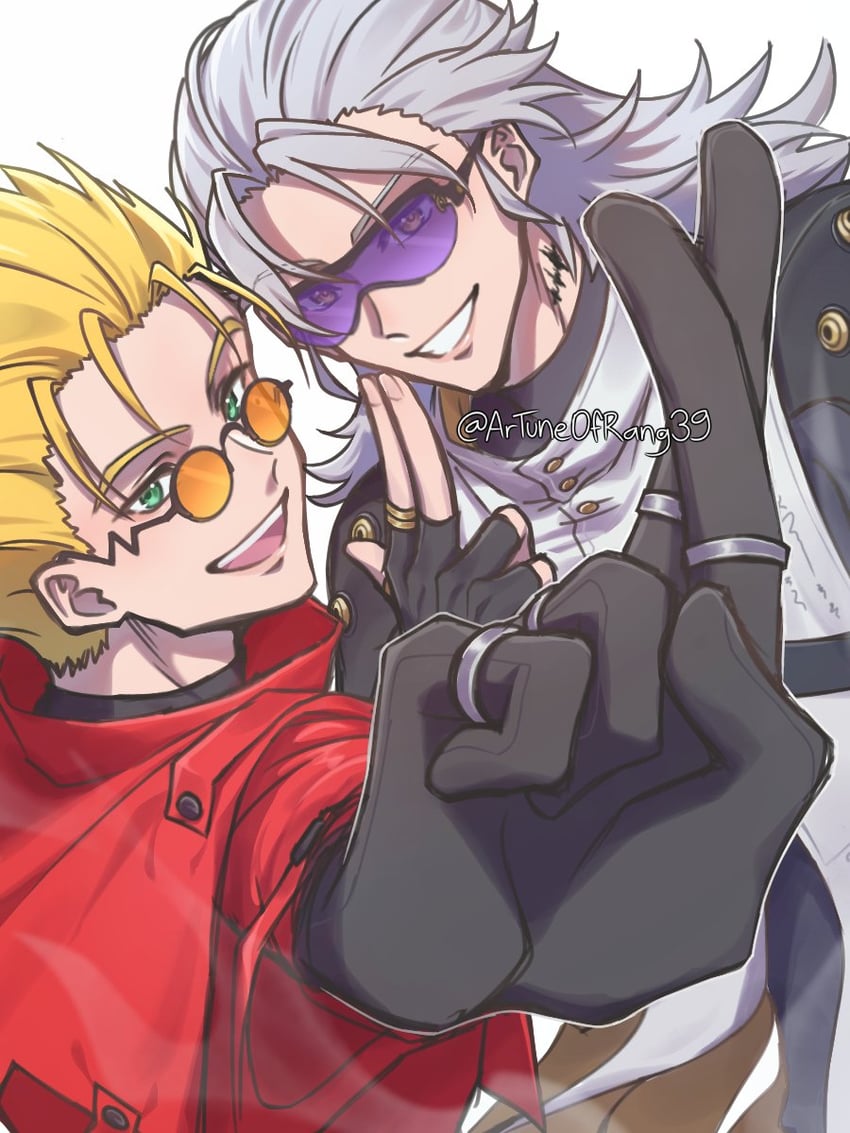 vash the stampede and aalto (wuthering waves and 1 more) drawn by artuneofrang39