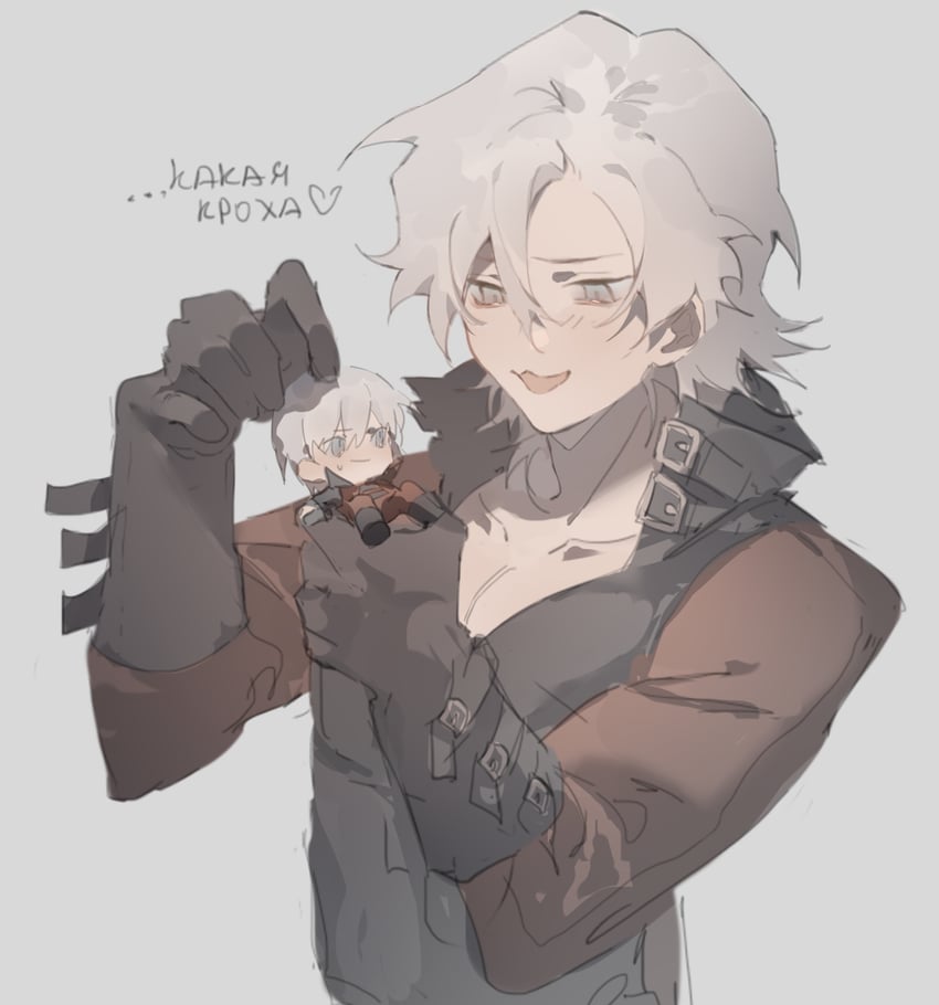 dante (devil may cry 2 and 1 more) drawn by ens104