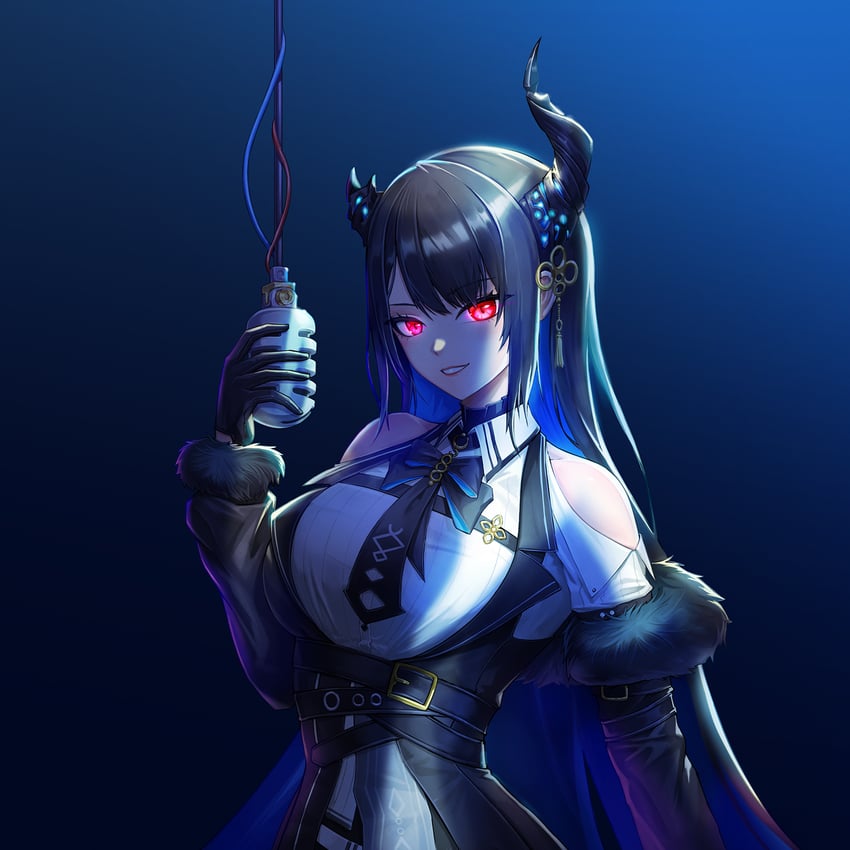 nerissa ravencroft (hololive and 1 more) drawn by simonz1987