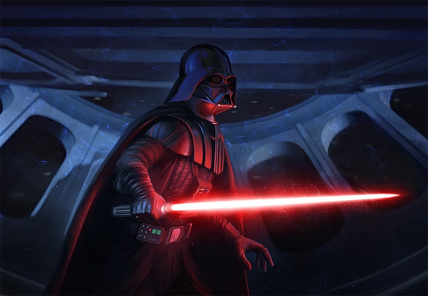 darth vader (star wars) drawn by alexandr_elichev