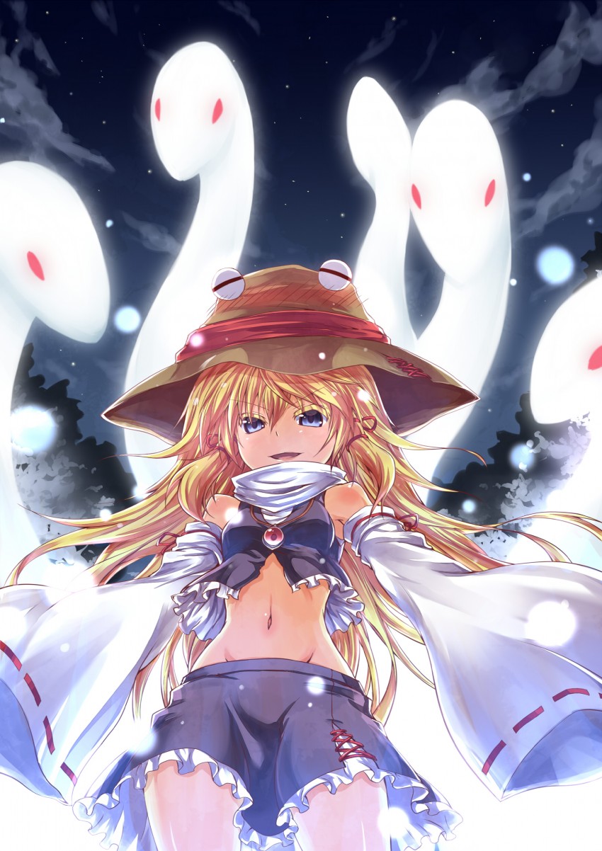 moriya suwako, pyonta, and mishaguji (touhou) drawn by oukawa_yuu