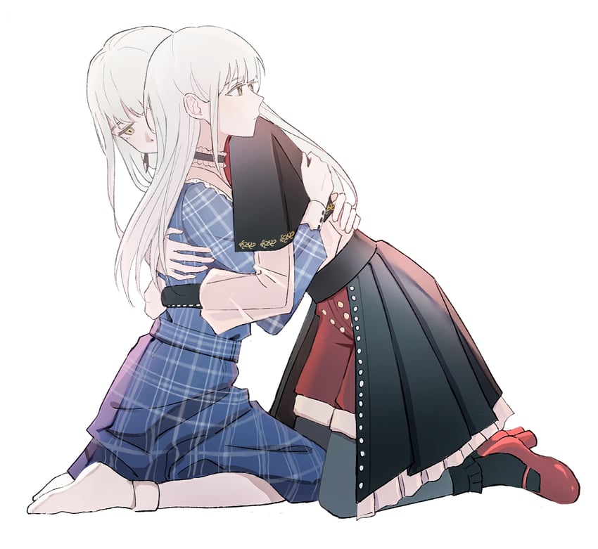 wakaba mutsumi and mortis (bang dream! and 1 more) drawn by crimiko