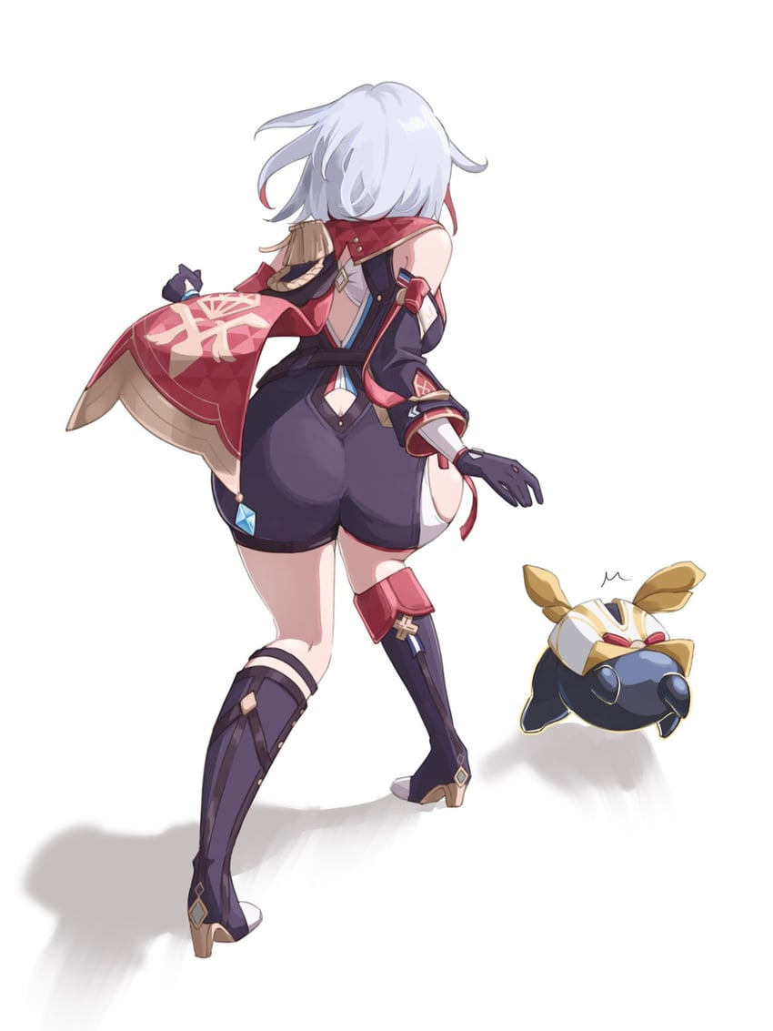 topaz, trotter, and numby (honkai and 1 more) drawn by pumu_(pumu_co29)