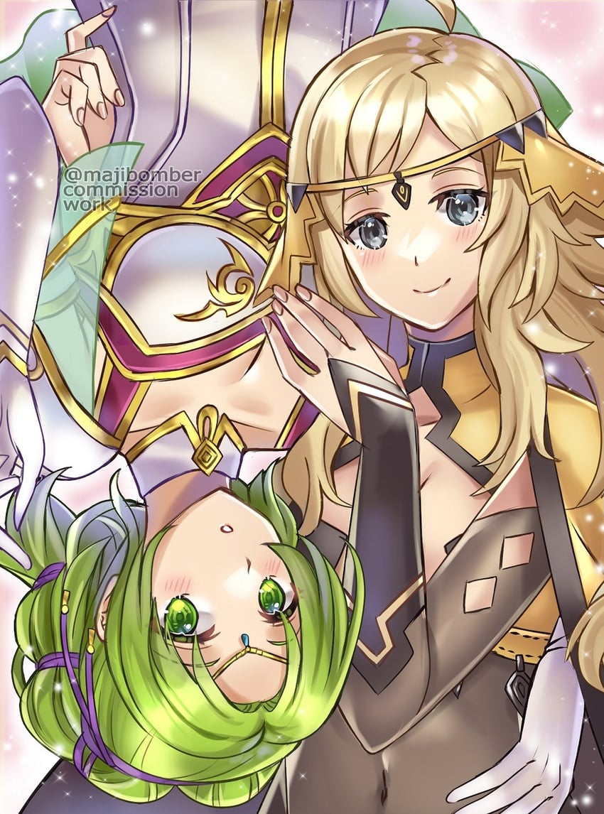 ophelia and l'arachel (fire emblem and 3 more) drawn by maji_(majibomber)