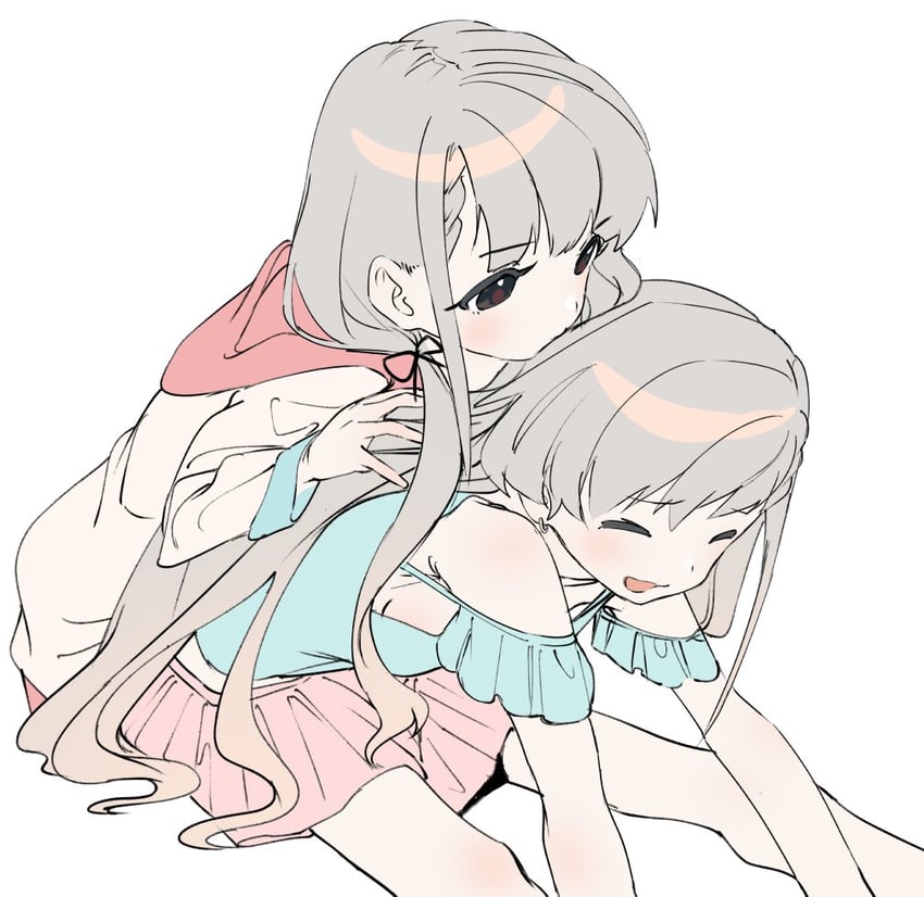 hisakawa hayate and hisakawa nagi (idolmaster and 2 more) drawn by wwwrkgk