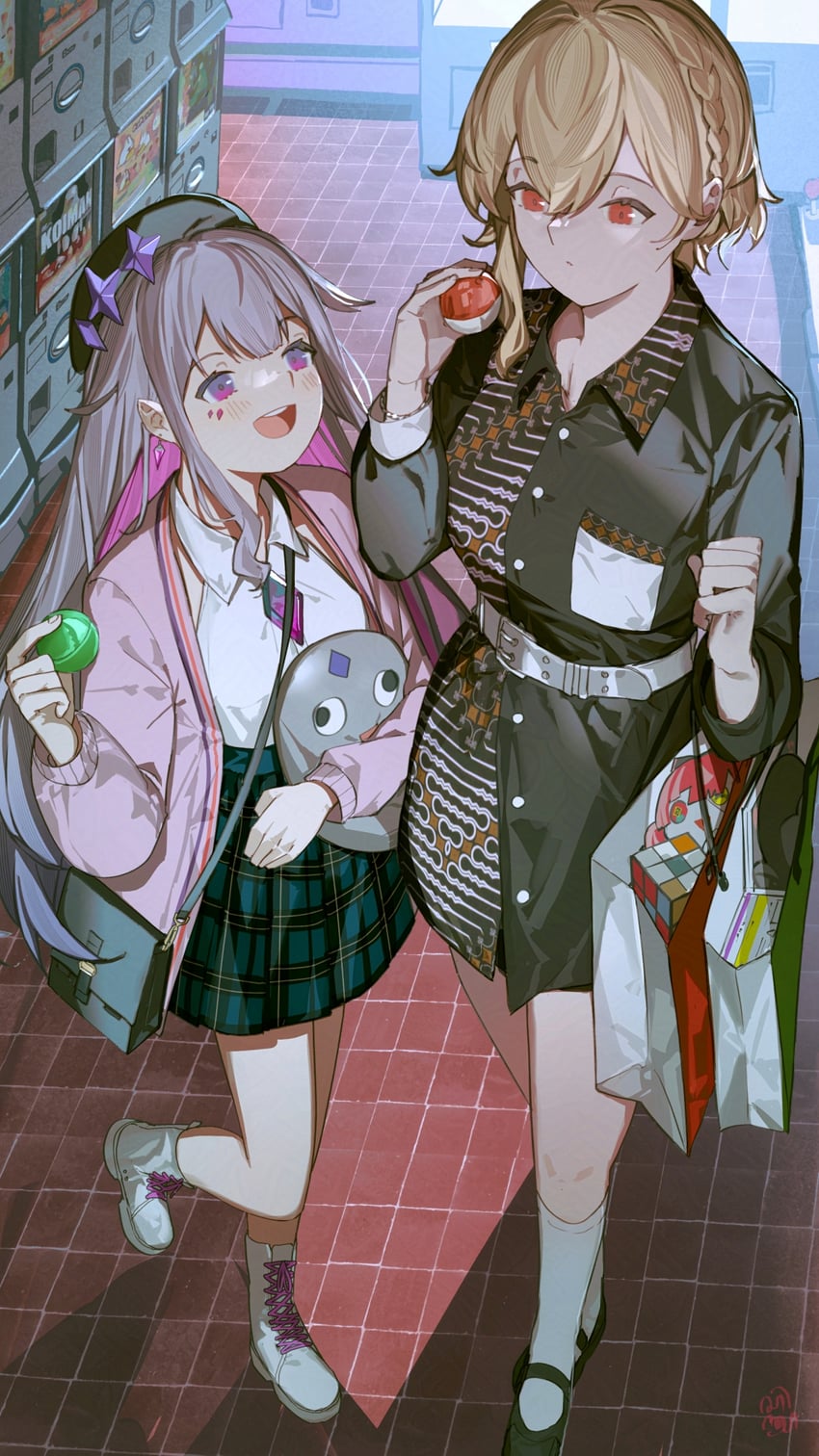 koseki bijou, kureiji ollie, kaela kovalskia, and pebble (hololive and 3 more) drawn by sen-jou