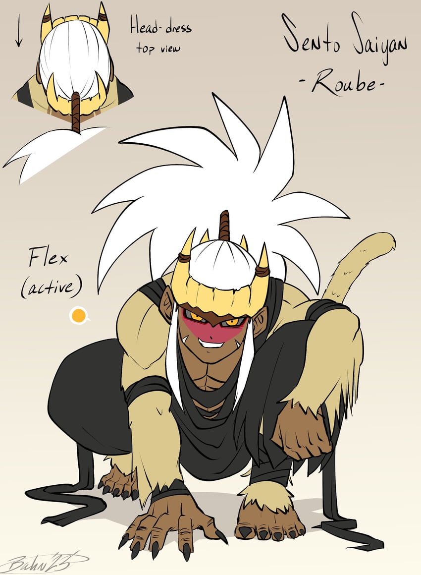 original and 2 more drawn by bahnloopi
