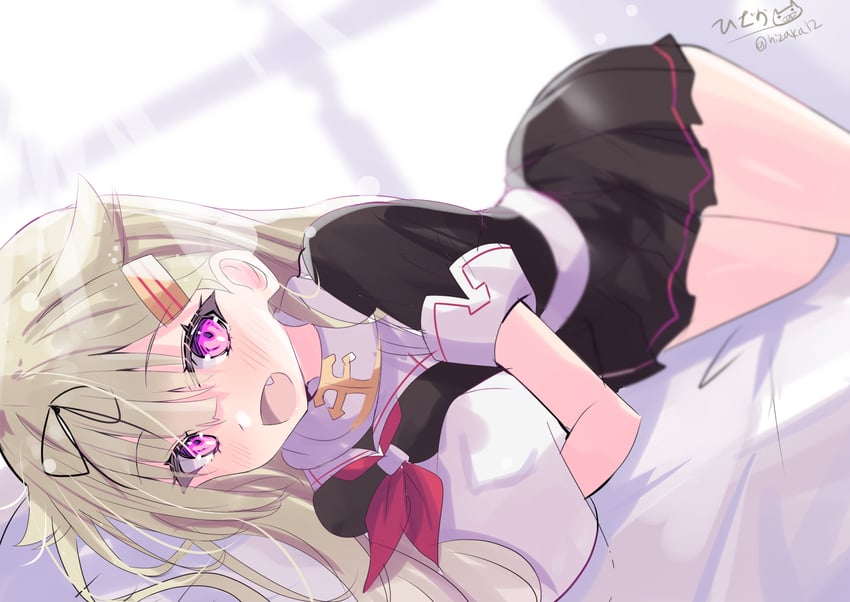 yuudachi and yuudachi kai ni (kantai collection) drawn by hizaka