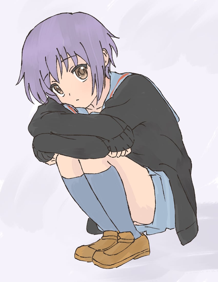 nagato yuki (suzumiya haruhi no yuuutsu) drawn by waka_849