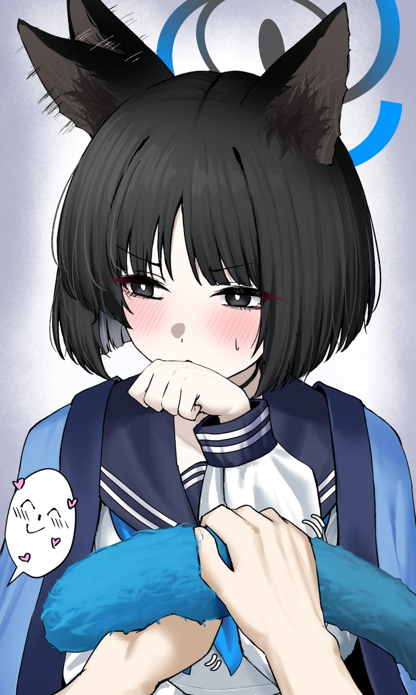 sensei, doodle sensei, and kikyou (blue archive) drawn by nichijou_(nichijoutouhou)