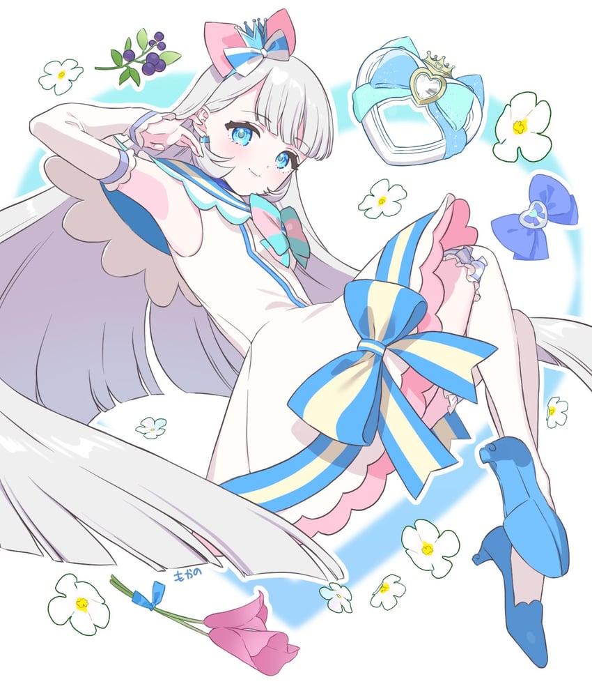 nekoyashiki yuki and cure nyammy (precure and 1 more) drawn by mokano_n